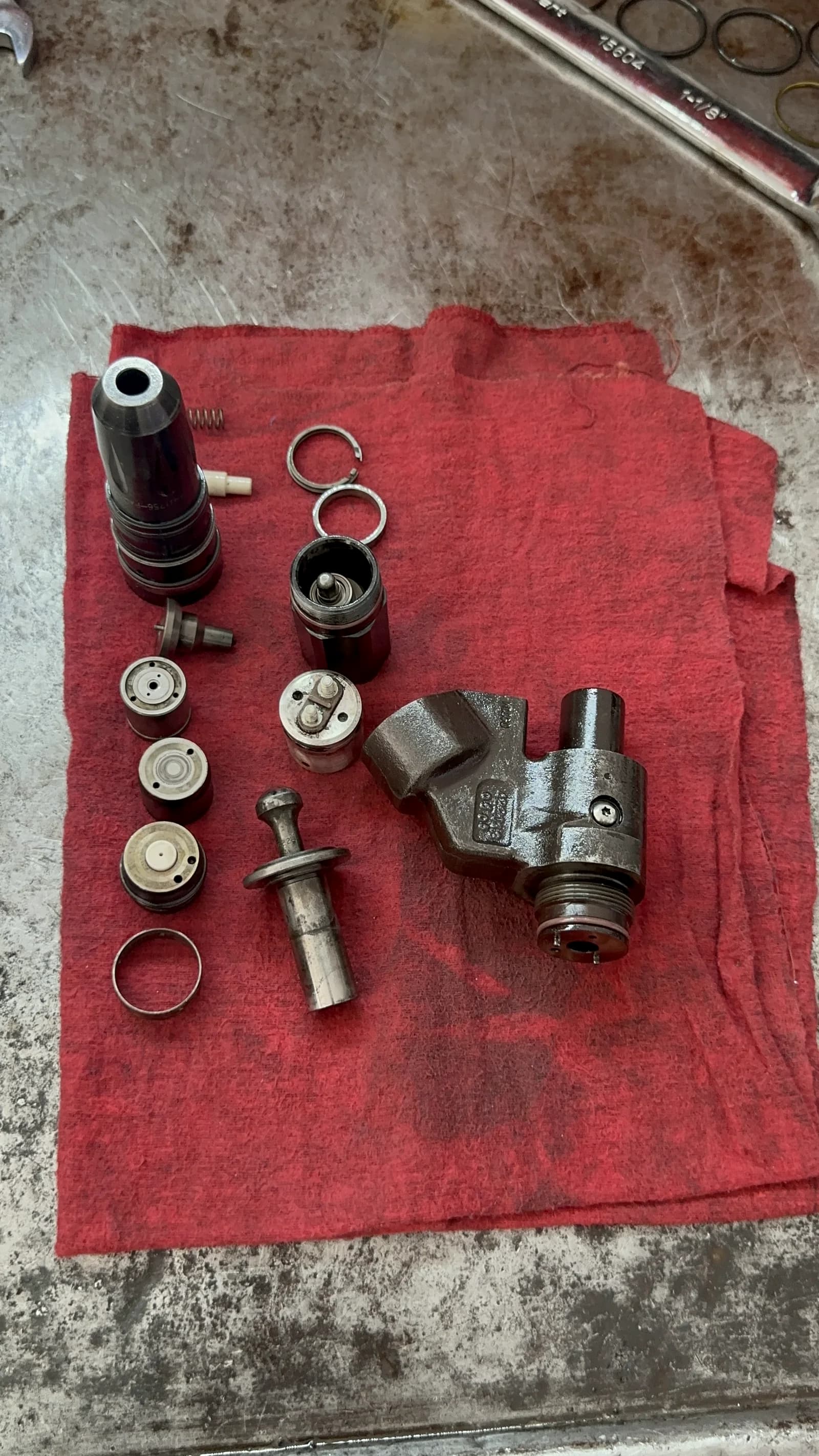 Despiece de inyector unitario electrónico Caterpillar EUI