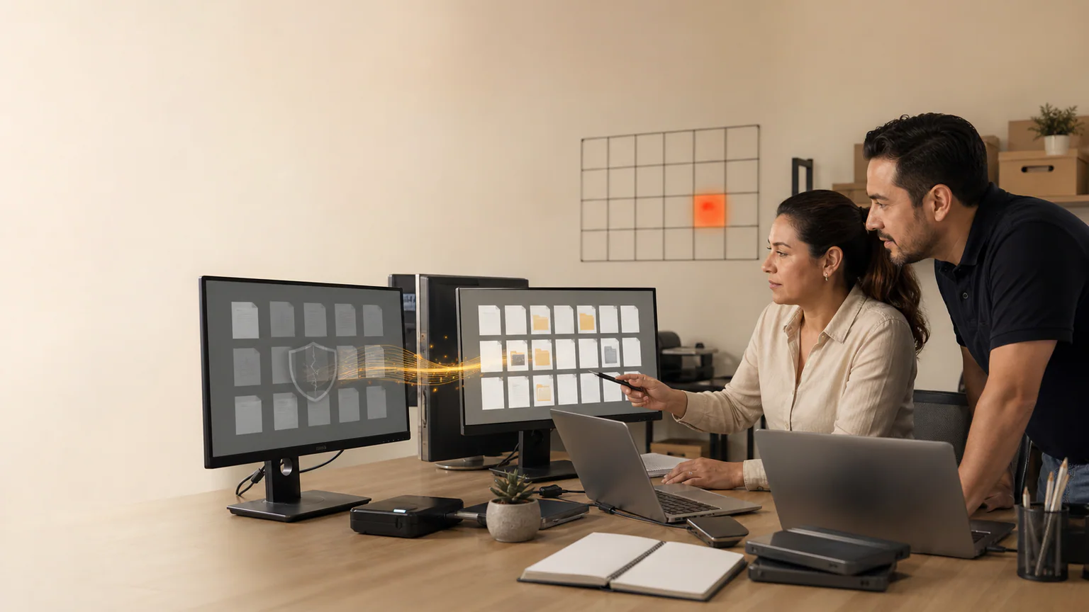 Equipo de una pyme compara opciones para migrar de Office 2021